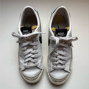 Nike White and Black Athletic Shoes